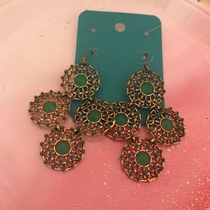 Stella and Dot Garden Party chandelier earrings
